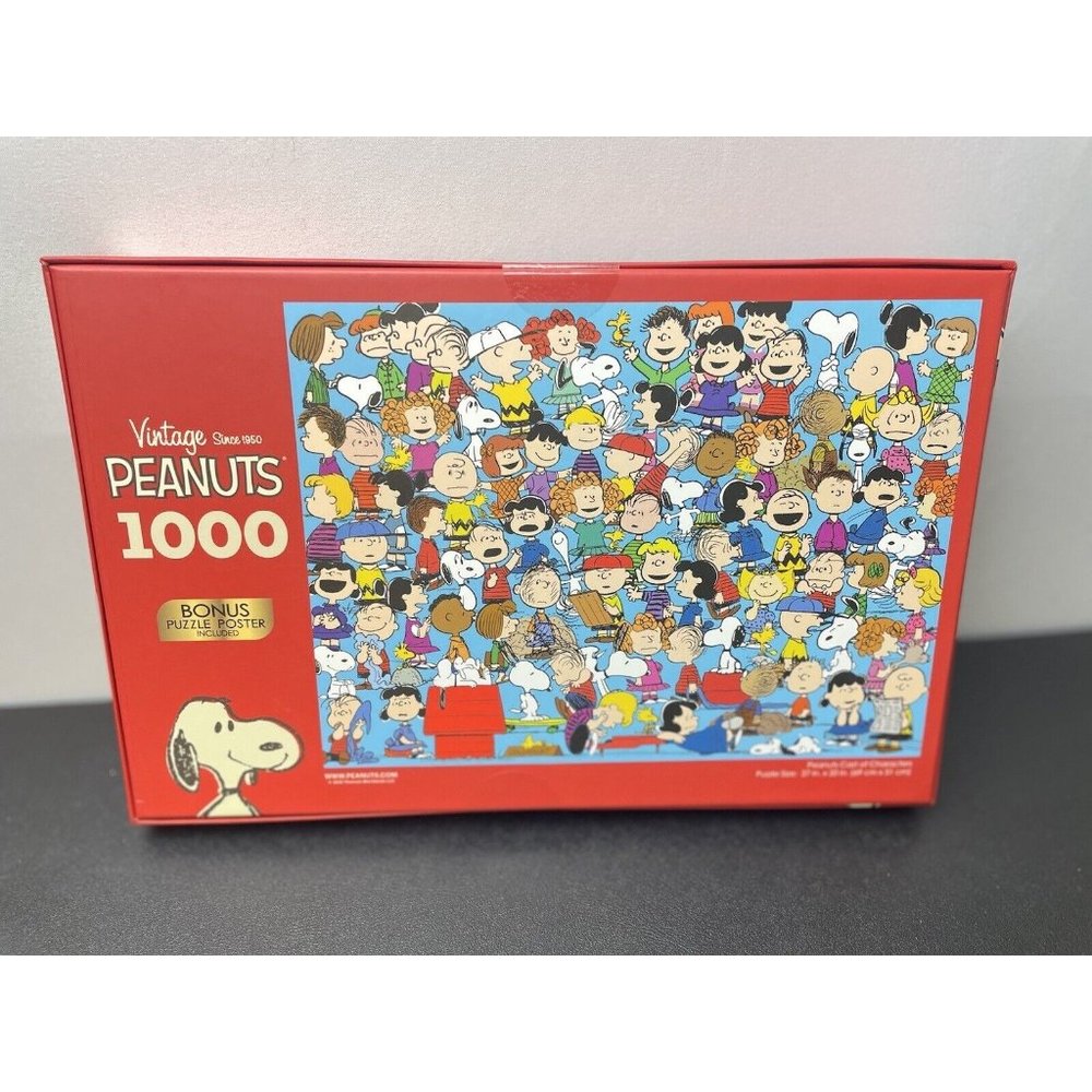 PEANUTS~1000 Puzzle with bonus Puzzle Poster 2022 - Picture 1 of 6